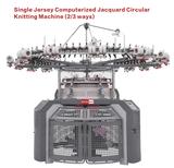 Single Computerized Jacquard Knitting Machine